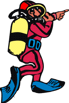 zeigtaucher farbig transparent nach rechts